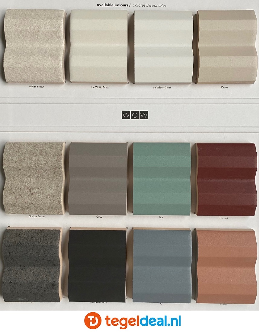 WOW Design, Stripes GREIGE STONE MATT, 7,5x30 cm 
