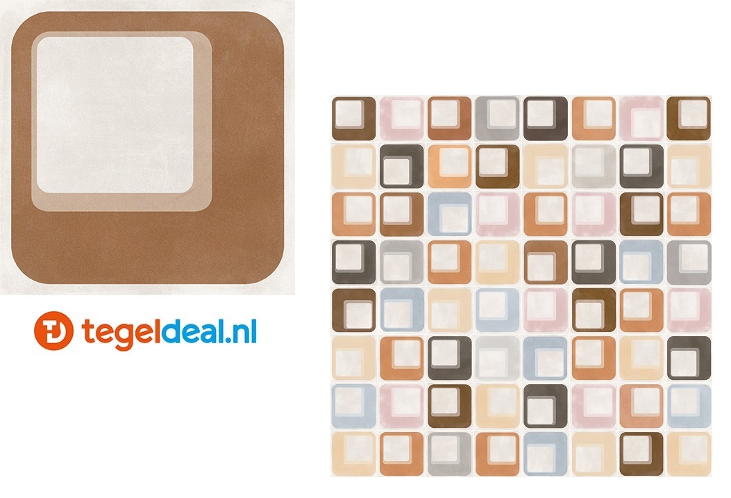 VLT Vives Pop Tile, 15x15 cm, 10 decors VLT Vives Pop Tile, 15x15 cm, 10 decors