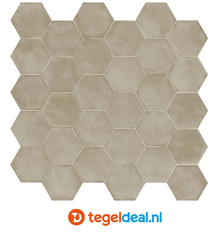 Marazzi ArtCraft SABBIA, 21x18 cm MGSX,  terracottalook hexagon tegels 