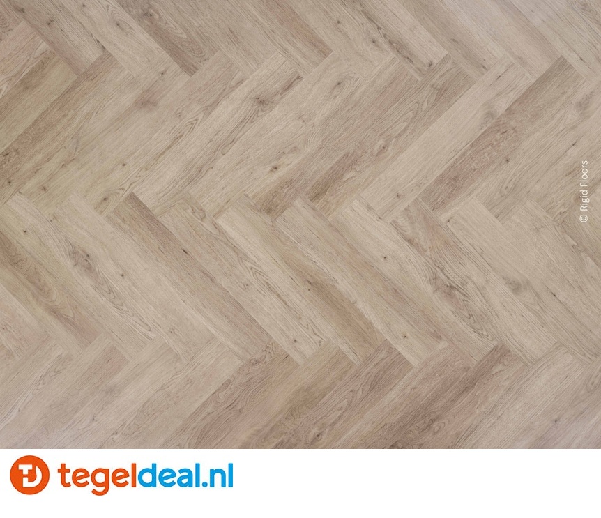 GUBBIO Herringbone, 12x60x0,65 cm - visgraat, A14376, Rigid SPC Click Vloe 