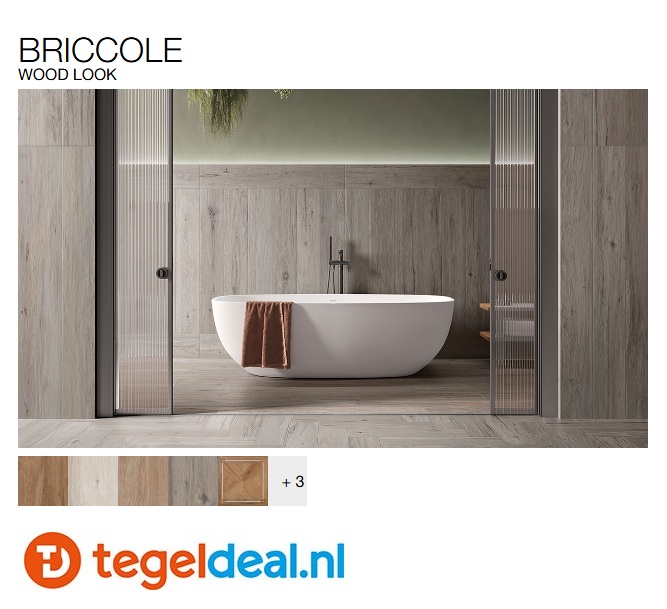 Cercom Briccole, houtlook tegels voor binnen en buiten 