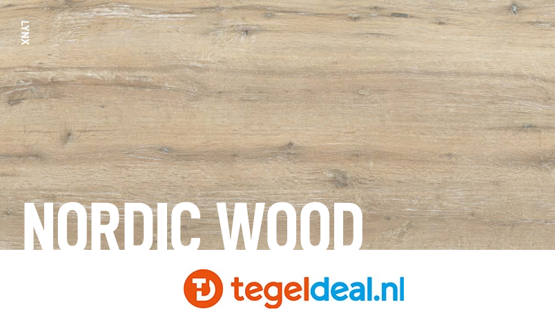 VLT Nordic Wood Lynx, 30x120 cm, keramische houtlook