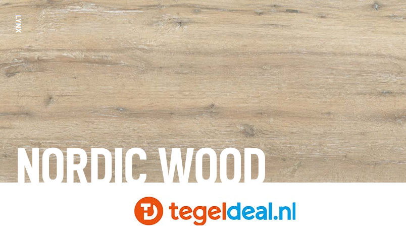 ACTIE - Nordic Wood Lynx, 30x120 cm, houtlook tegels - OP VOORRAAD