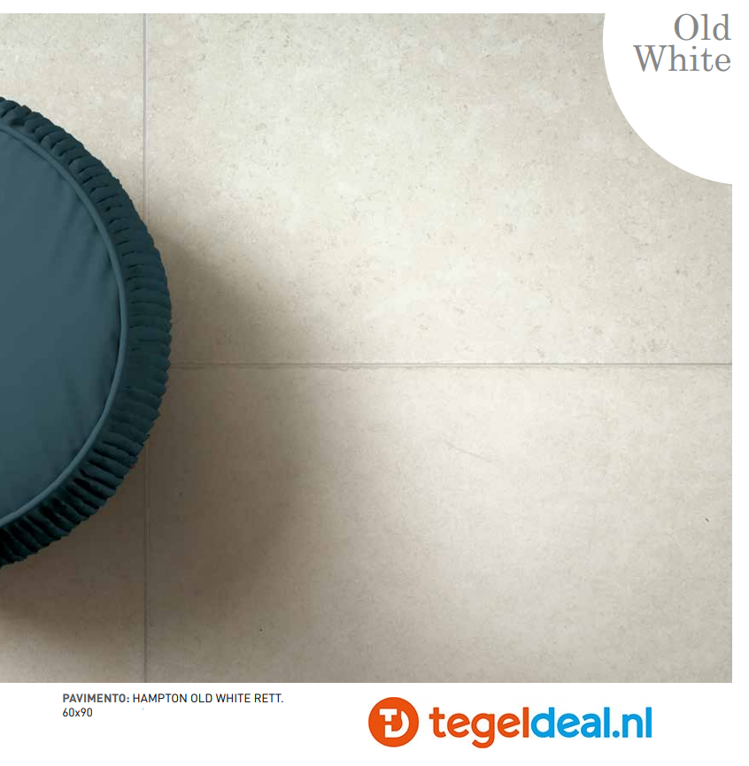 TRT SIL Ceramiche, Hampton OLD WHITE, 60x90x2 cm, terrastegels