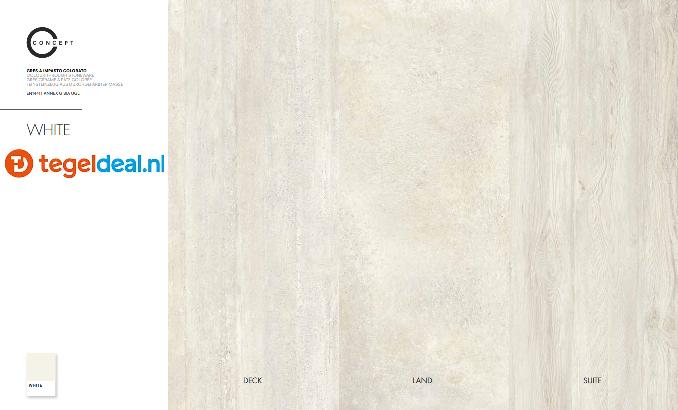 Castelvetro, Concept Land WHITE, 30x60 cm, CLD36R1
