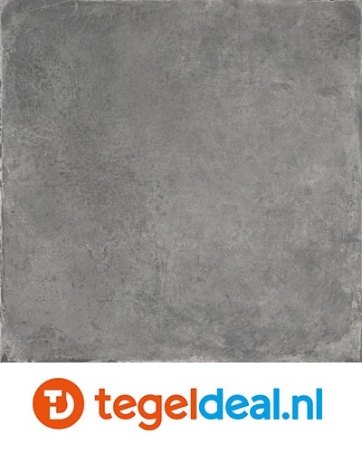 SIL Ceramiche, Industrial GUNSMOKE, 90x90 cm GRIP, betonlook tegels