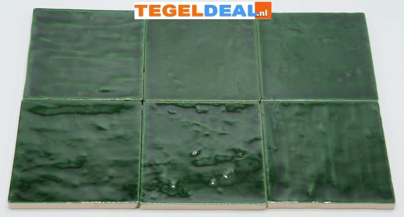 WDT handvorm EMERALD GREEN, 10x10 cm, OP VOORRAAD  