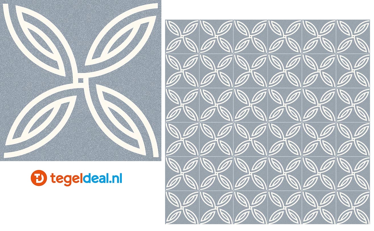Vives Alameda, 20x20 cm, patroontegels Vives Alameda, 20x20 cm, patroontegels