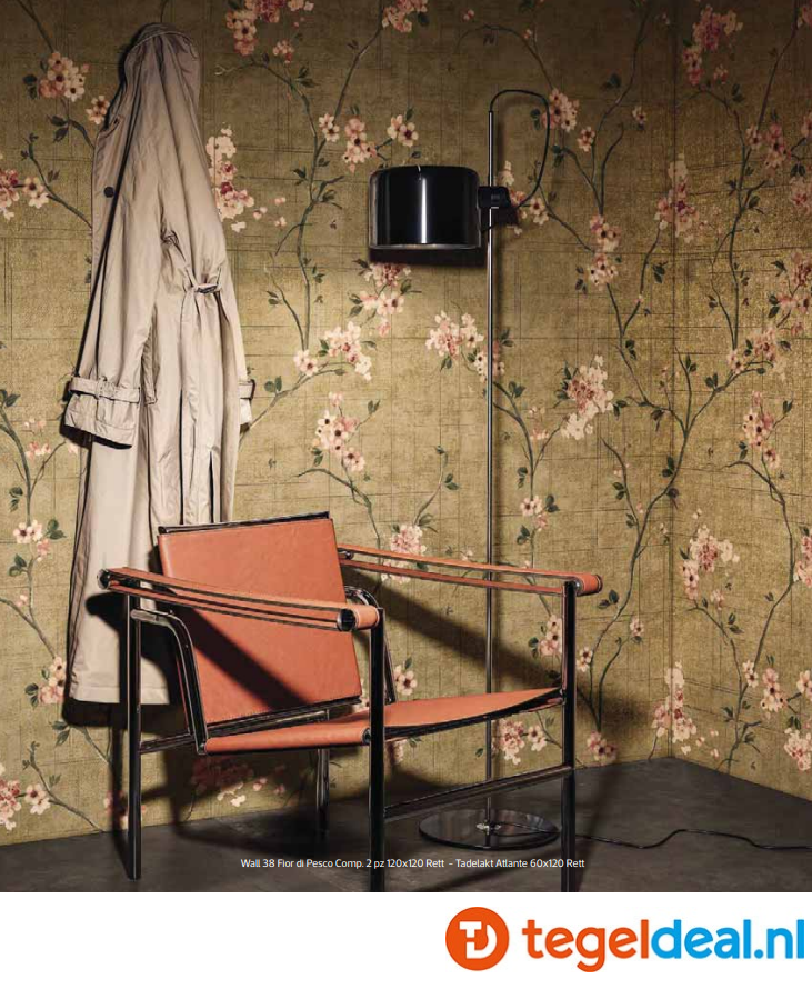 Serenissima Showall, wandtegels in 38 designs, 60x120 cm