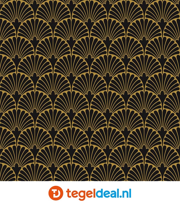 Aparici Art-Deco, 30x30 cm, tegels met goudaccent Aparici Art-Deco, 30x30 cm, tegels met goudaccent
