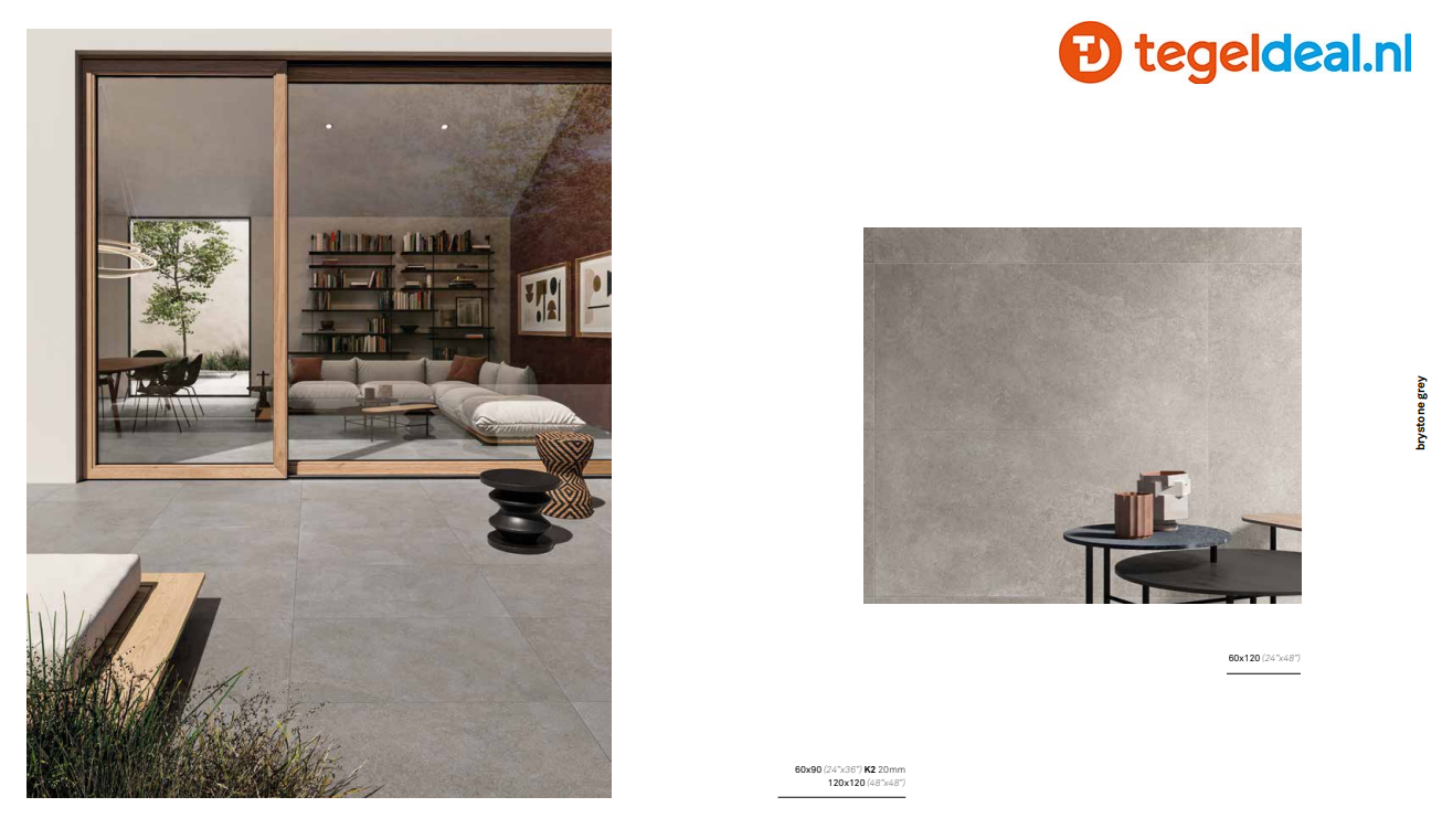 VLT KEOPE Brystone Grey Natural, 80 x 80 cm