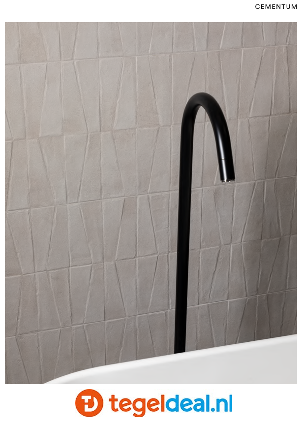 Marazzi Cementum SAND, 21x18,2 cm Nat., M9VQ, hexagon cementlook tegels Marazzi Cementum SAND, 21x18,2 cm Nat., M9VQ, hexagon cementlook tegels