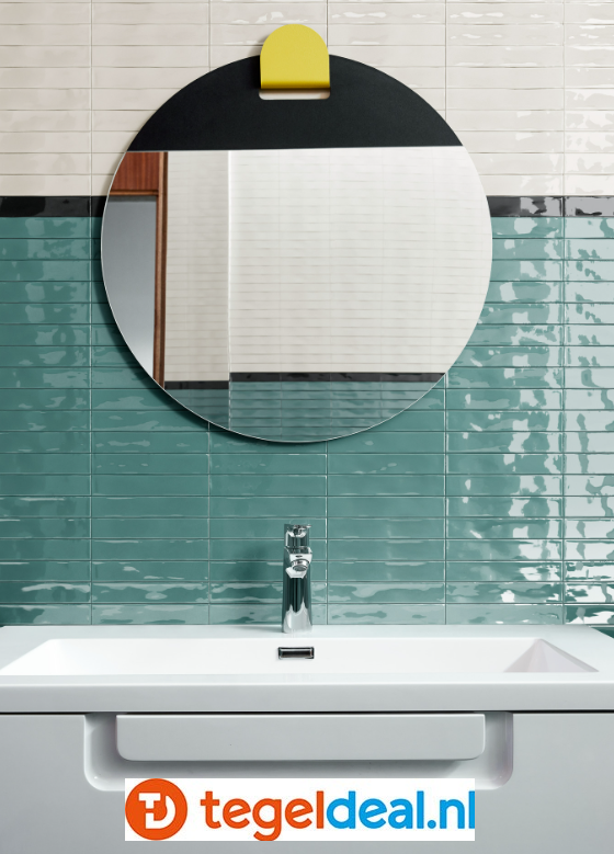 Marazzi Luz NERO, 5,3x30 cm MFN1, wandtegels 