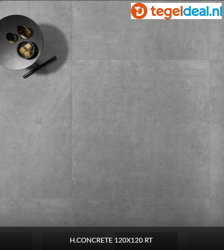 Supergres H.24 Concrete, 60x60 cm GRIP, HGC6, cementlook tegels 