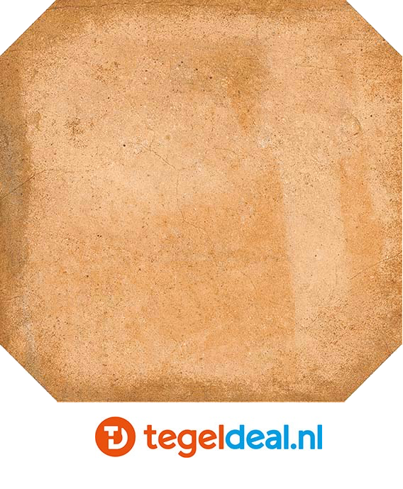 VLT Vives Laverton Octogono, 20x20 cm terracotta-look, 6 uni kleuren en 2 decors