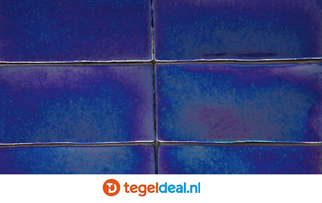 Life, Dreams AZUL, 7,5x15, 7,5x30 cm, handvorm wandtegels      