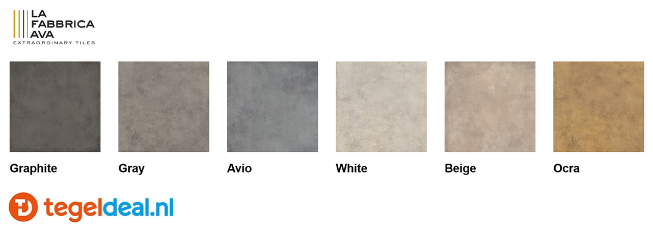 La Fabbrica, Hurban, cementlook tegels  