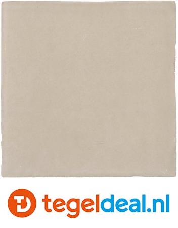 Revoir Paris, Atelier Taupe, 10x10 cm mat, handvorm wandtegels Revoir Paris, Atelier Taupe, 10x10 cm mat, handvorm wandtegels
