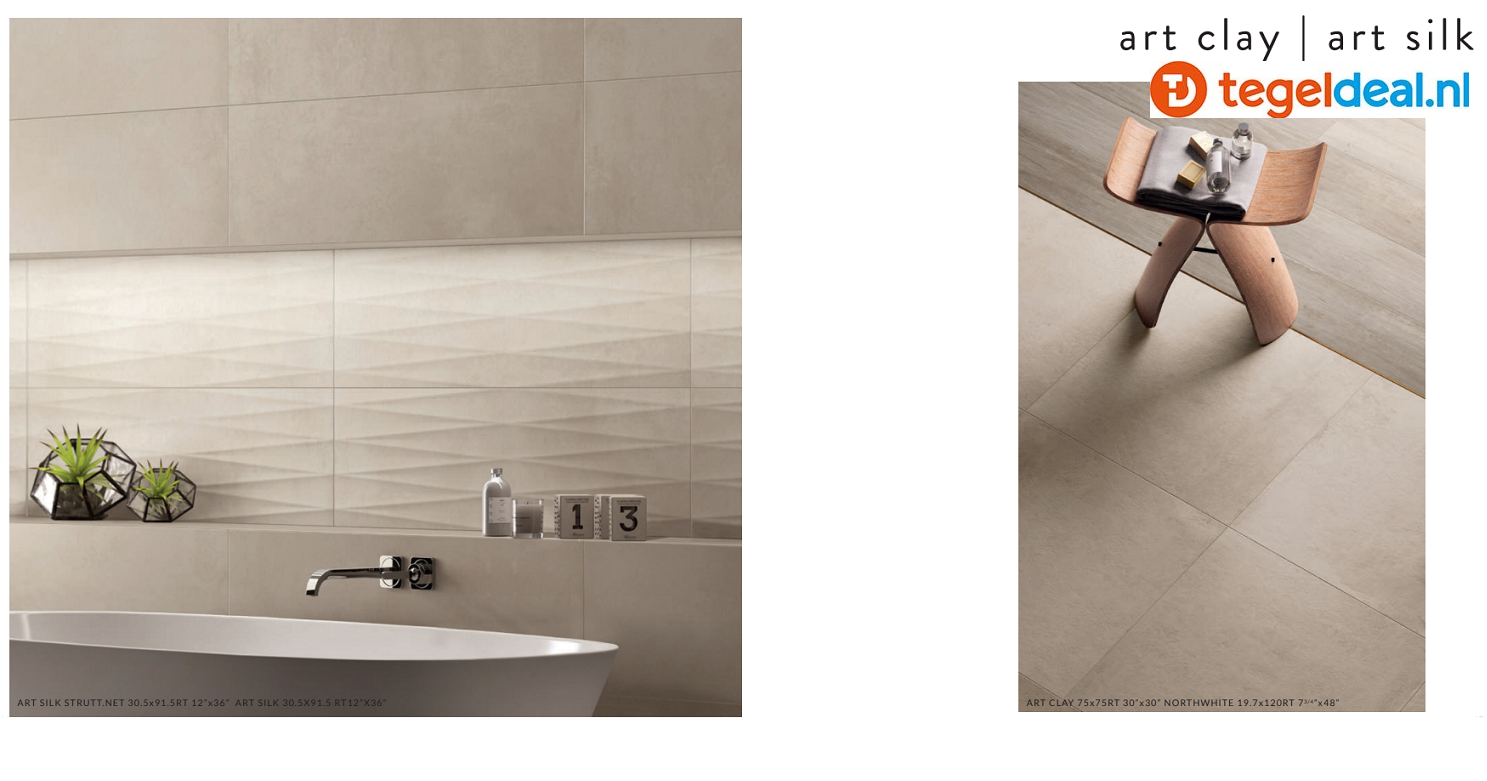 Supergres Art Clay, 30x60 cm, CL3A, betonlook tegels