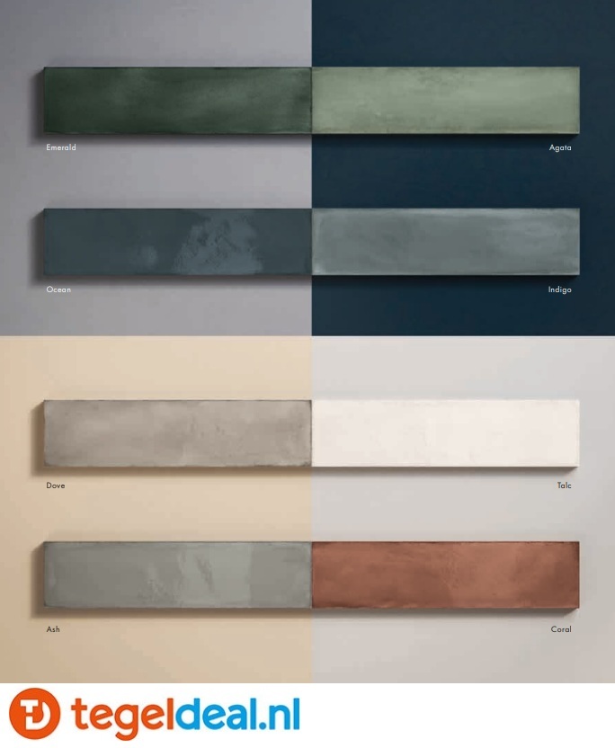 Supergres Bricksy, 6x24 cm, wandtegels 