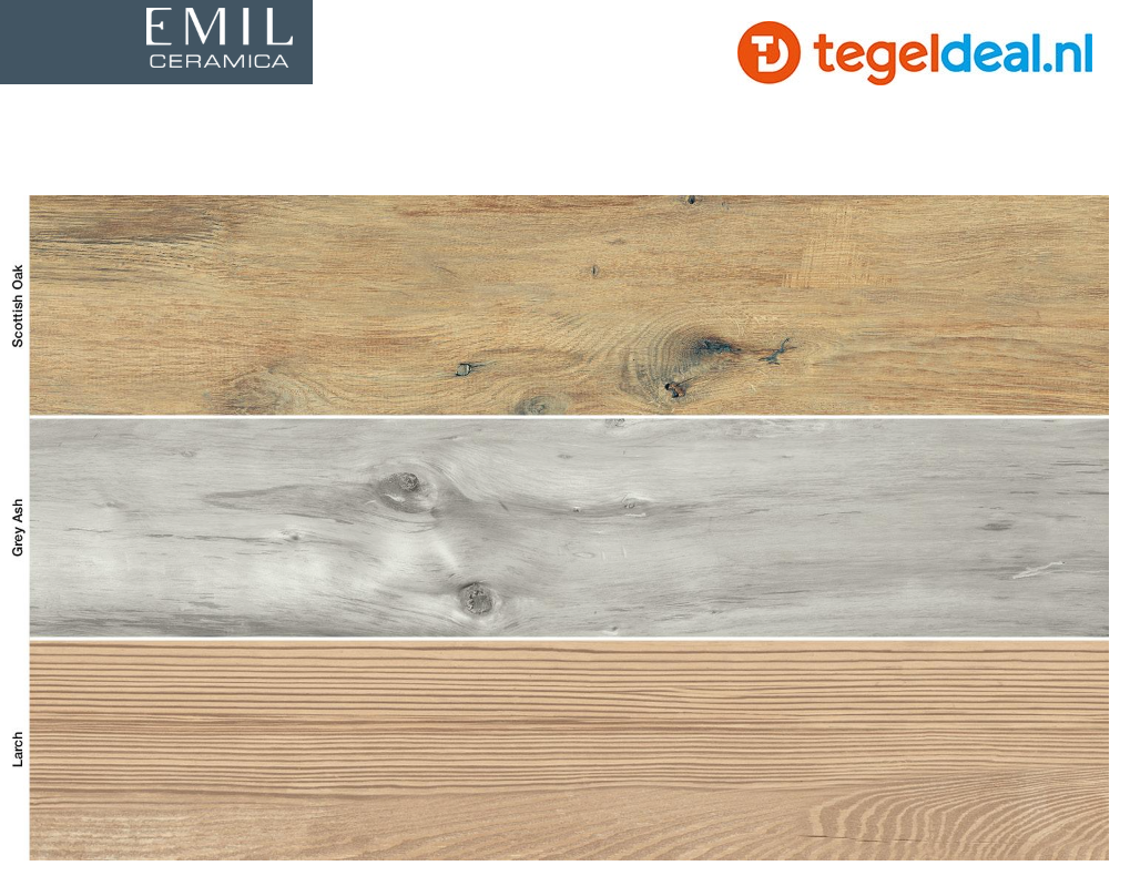 Emil, Millelegni, GREY ASH, houtlook tegels   