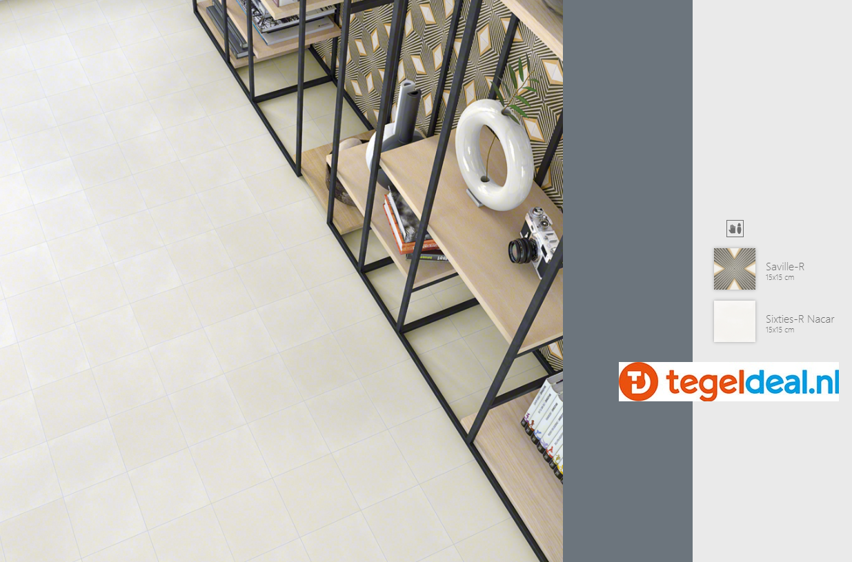 Vives Pop Tile, 15x15 cm, tegels - uni kleuren Vives Pop Tile, 15x15 cm, tegels - uni kleuren