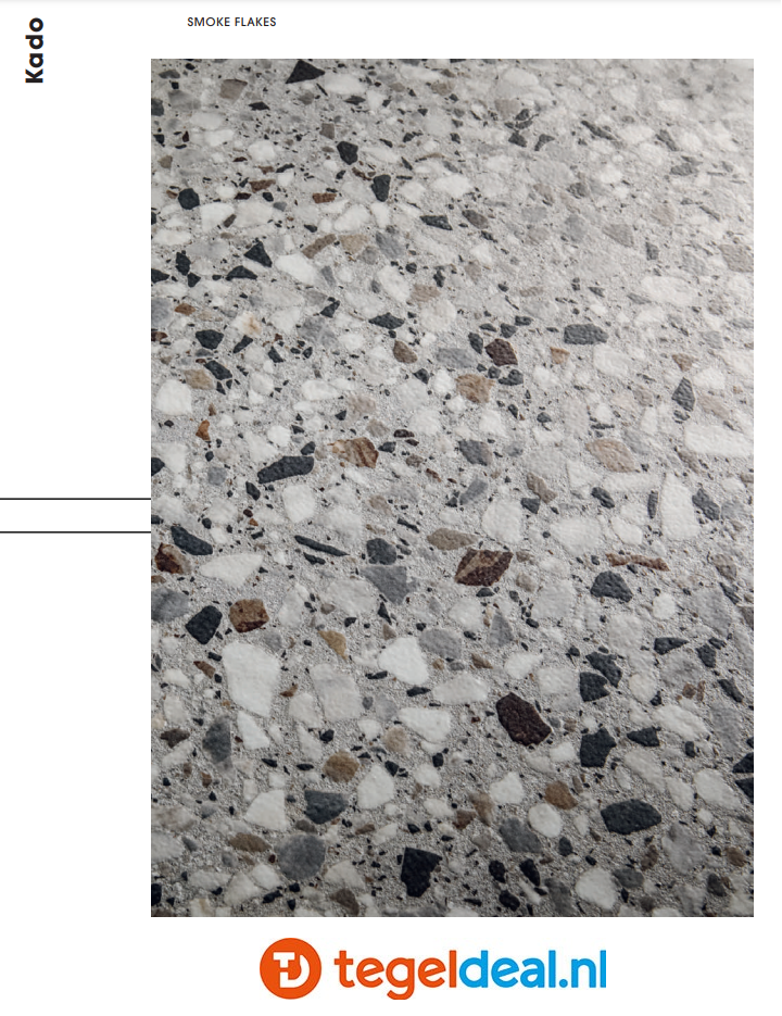 ASCOT DOM, Kado SMOKE Flakes, 90x90x2 cm, 02DKDF9904OR, terrastegels