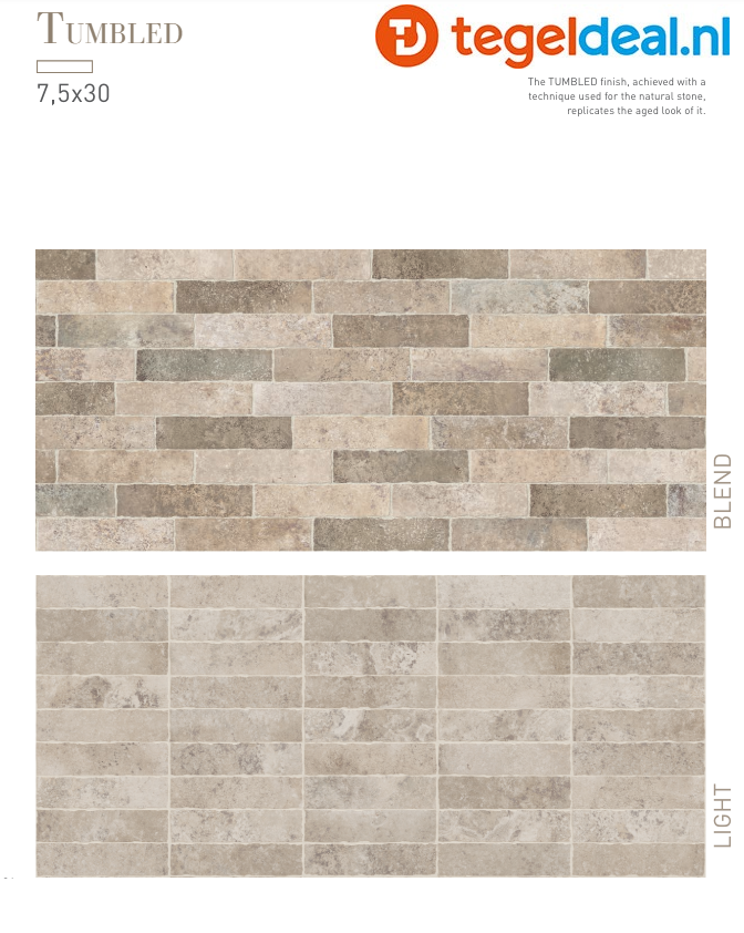 SIL Ceramiche, Pierre De Montignac Light, 30x60 cm, natuursteenlook tegels