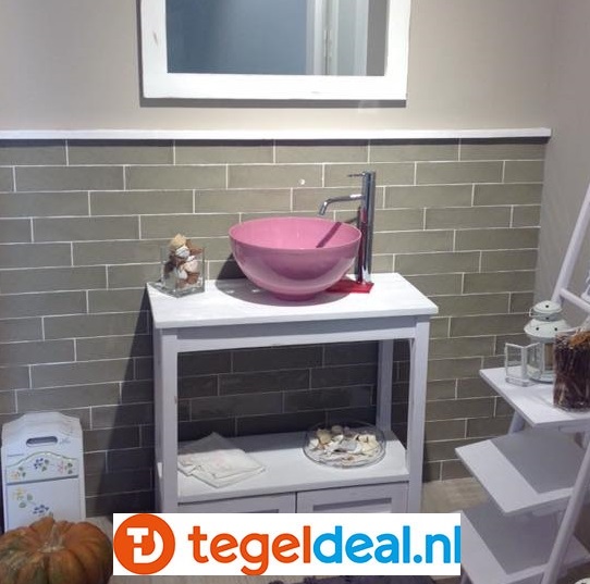 Equipe, Masia OLIVE, 7,5x30 cm, handvorm wandtegels OP VOORRAAD
