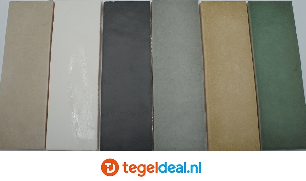 Equipe, Magma MALACHITE, 6,5x20 cm, art 24965, handvorm wandtegels