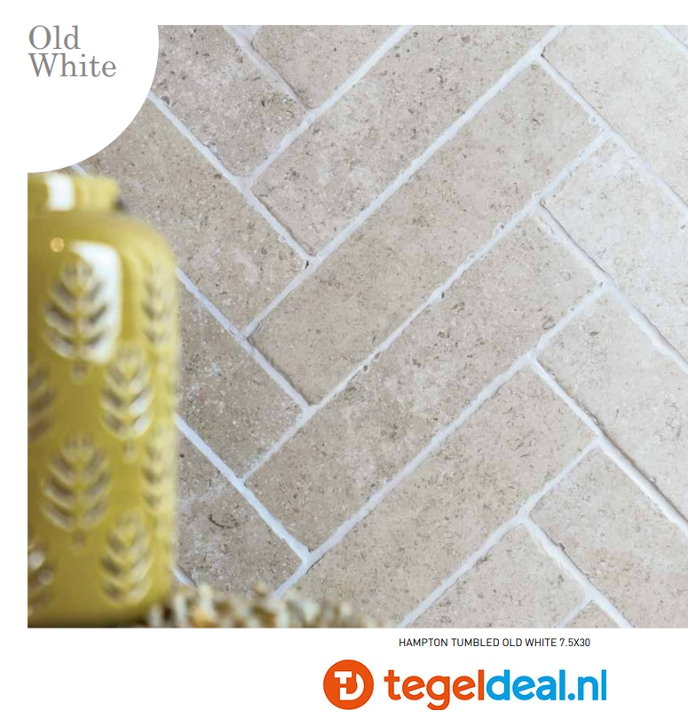 SIL Ceramiche, Hampton OLD WHITE, 30x60 cm Antislip