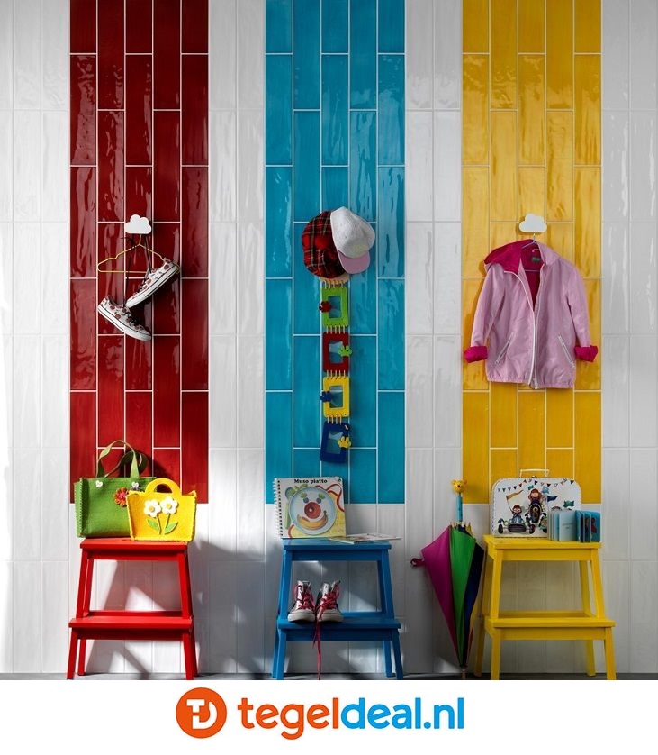 Tonalite, Joyful, 10x20 en 10x40 cm, wandtegels Tonalite, Joyful, 10x20 en 10x40 cm, wandtegels