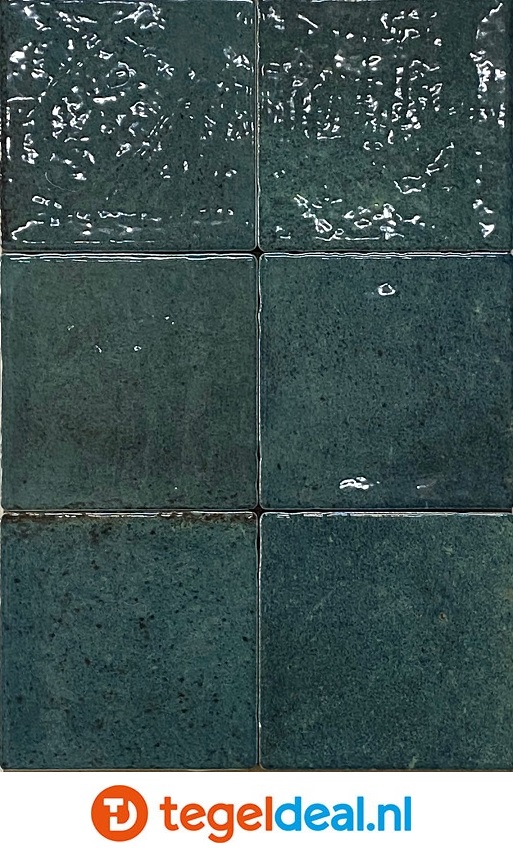 Ribesalbes Artisan Olive, 10x10 cm, handvorm wandtegels 
