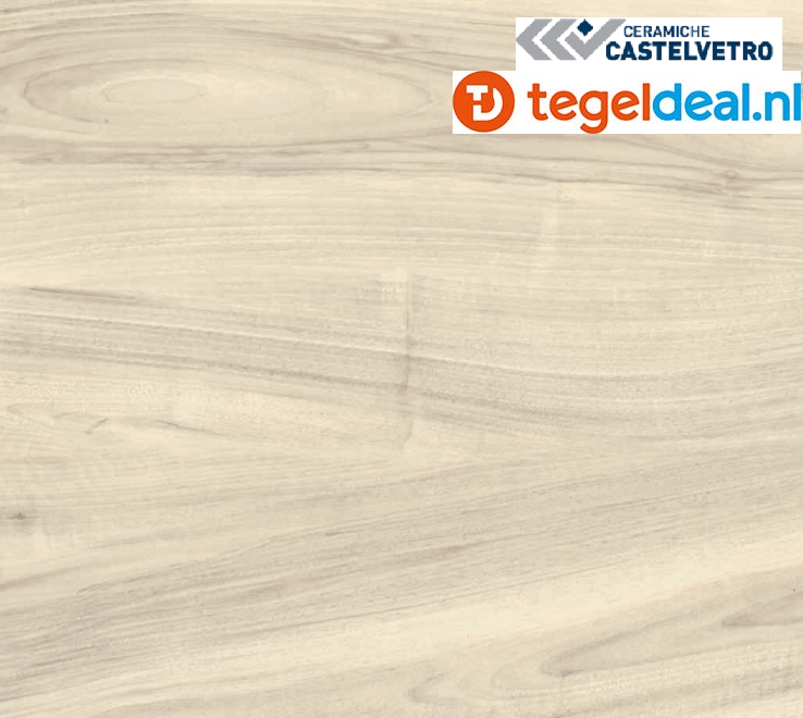 Castelvetro More Bianco, 30x120 cm, CMR32R1, houtlook tegels