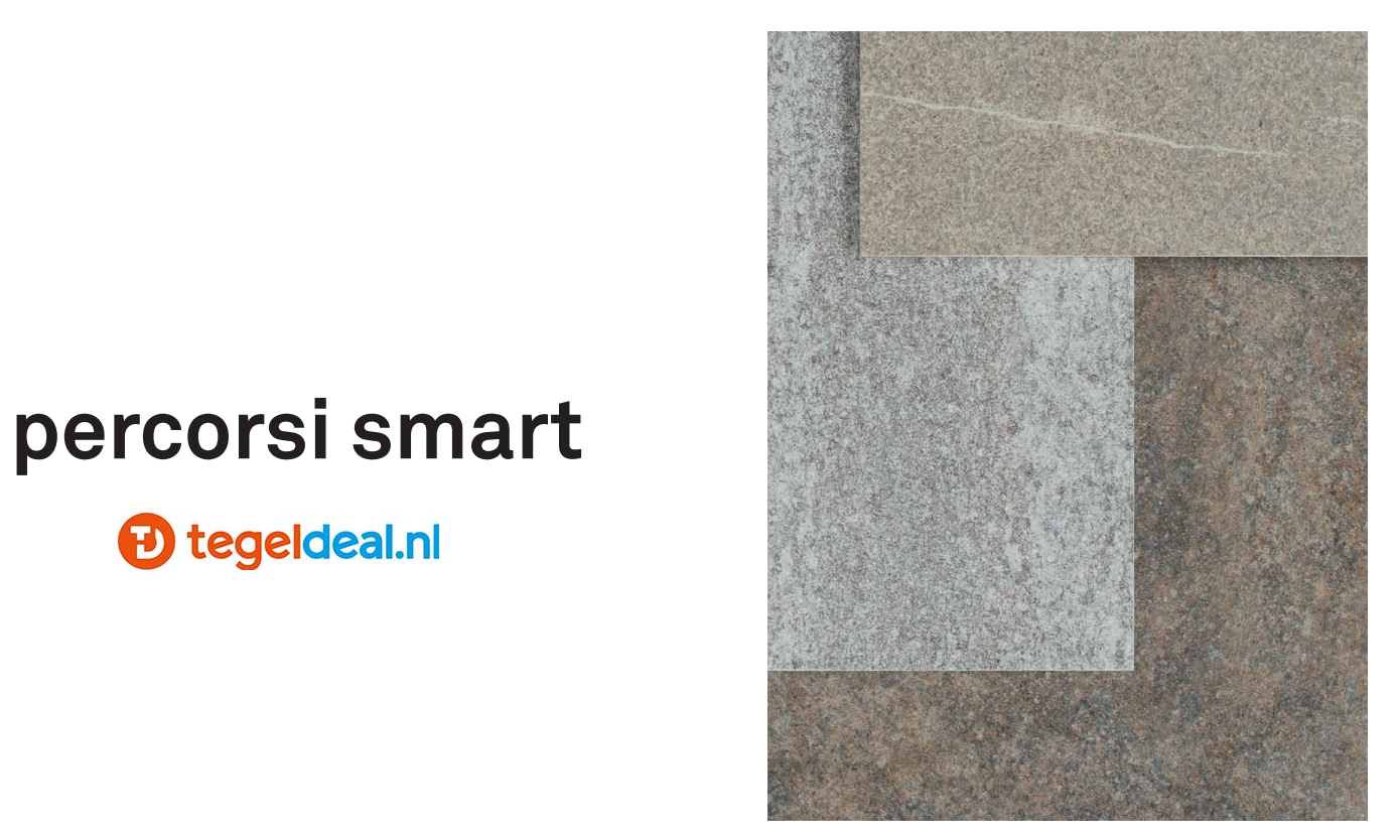 KEOPE Percorsi Smart, Pietra di Bressa, 60x60x2 cm K2, terrastegels