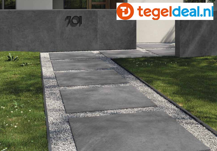 TRT Supergres H.24 Dark, 120x120x2 cm HDT1, OUTDOOR terrastegels