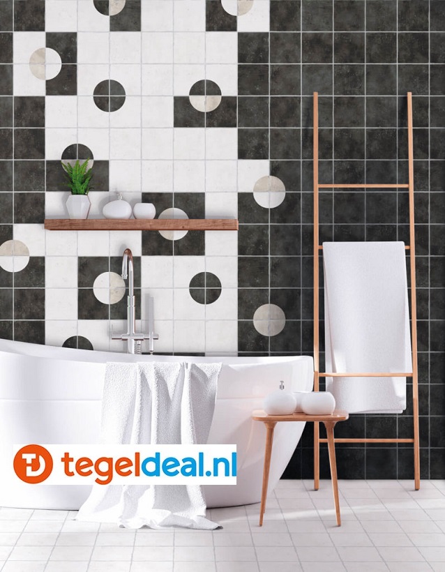 VLT / WDT Nanda Tiles, Florentina, 15x15 cm, patroontegels VLT / WDT Nanda Tiles, Florentina, 15x15 cm, patroontegels