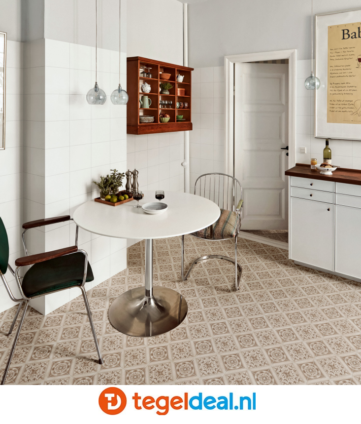 Marazzi ArtCraft BIANCO, 20x20 cm MGSV, terracottalook tegels 