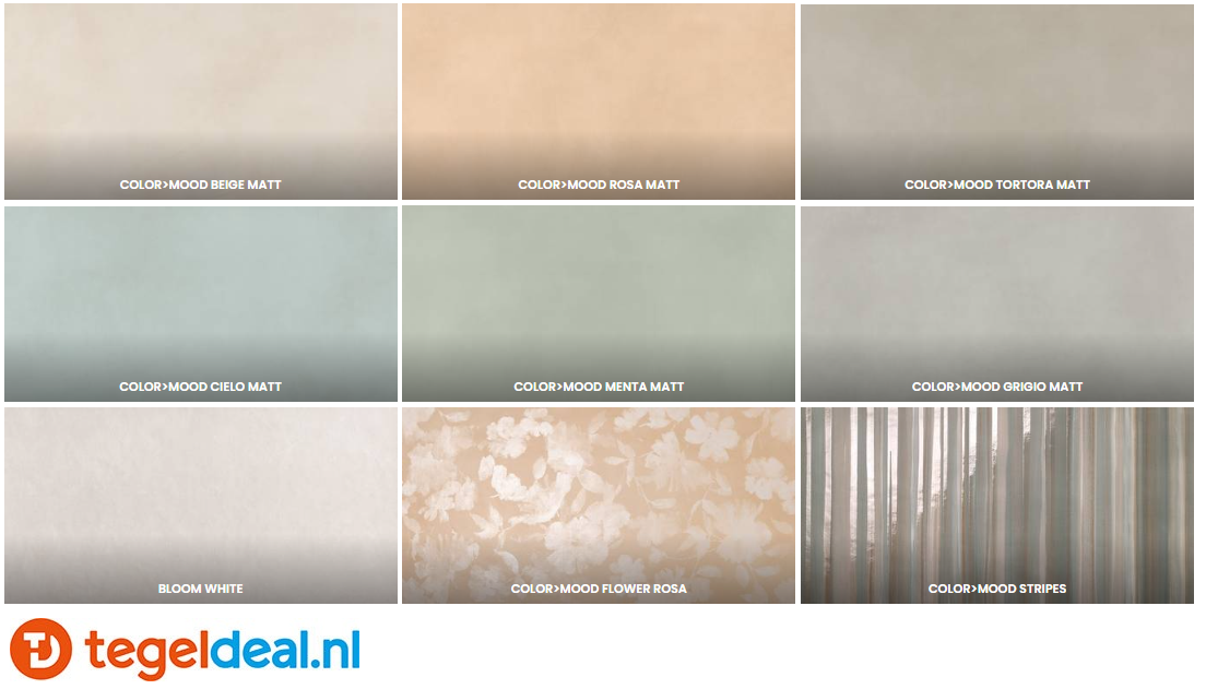 FAP, Murals en Exxtra 80x160 cm, wandtegels met decors