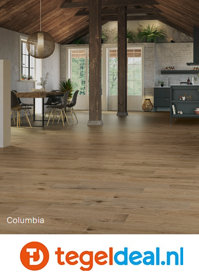 Colorker, Columbia, 22x84 cm houtlook tegels 