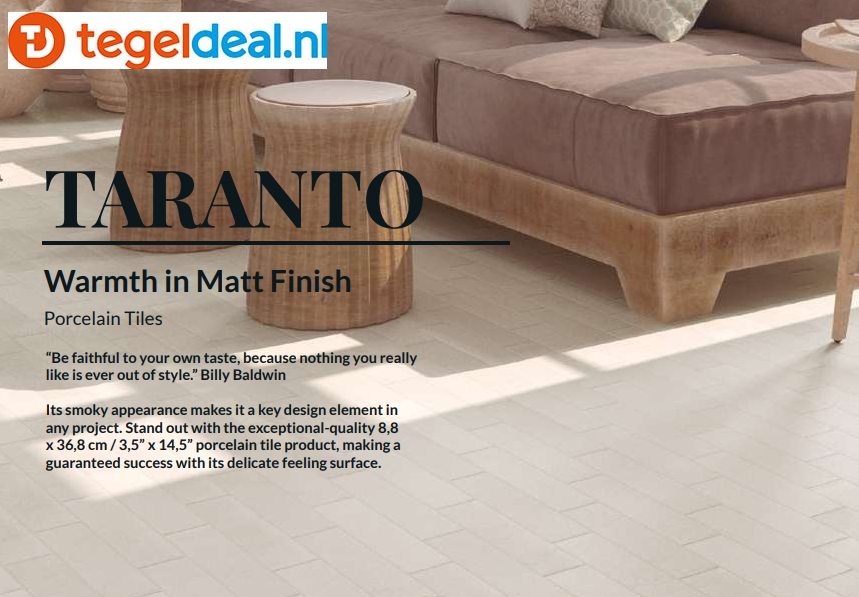 WDT VLT Taranto BIANCO, 8,8x36,8 cm WDT VLT Taranto BIANCO, 8,8x36,8 cm