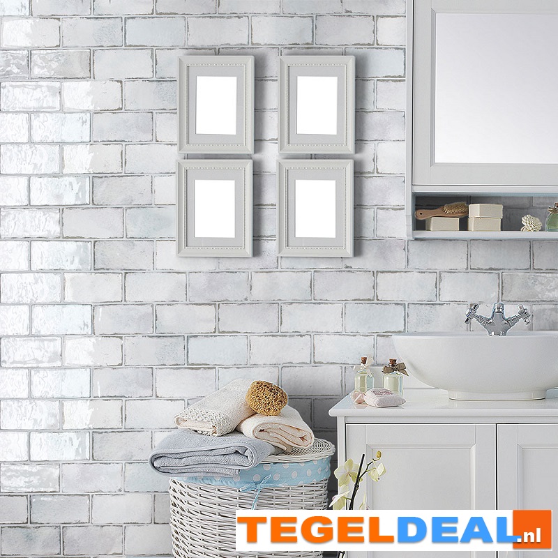 WDT Nanda Tiles, Manhattan, Sedate White, 7,5x15 cm