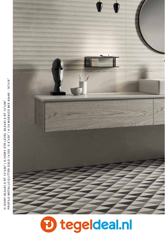 VLT Supergres H.24 Ivory, 60 x 120 cm