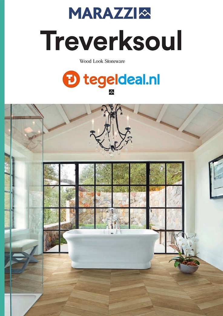 Marazzi Treverksoul, 11x54 cm - chevron houtlook tegels