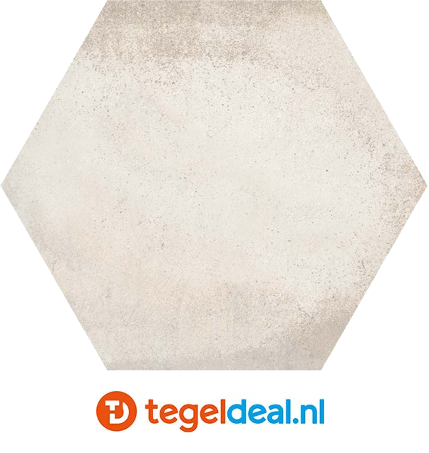 VLT Vives Laverton Hexagon, 23x26,6 cm terracotta-look, 6 uni kleuren en 2 decors 