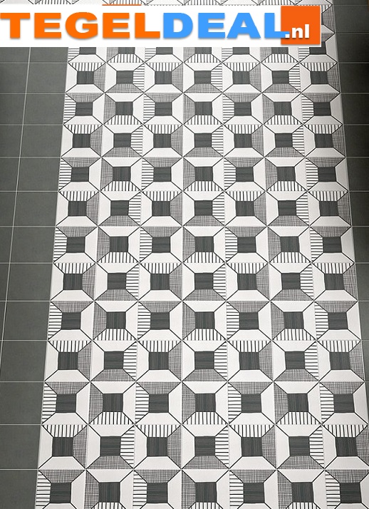 VLT Equipe, Caprice Deco Black&White, 20x20 cm, 9 decors VLT Equipe, Caprice Deco Black&White, 20x20 cm, 9 decors