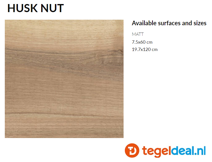 VLT Supergres Husk Nut, 20x120 cm, HUN2