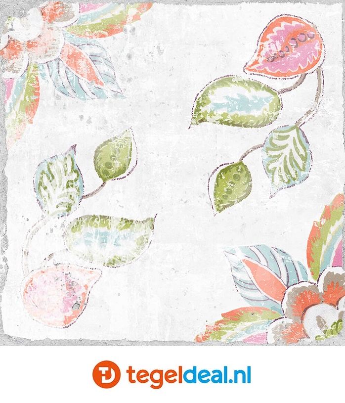 VLT / WDT Nanda Tiles, Florentina, 15x15 cm, patroontegels VLT / WDT Nanda Tiles, Florentina, 15x15 cm, patroontegels