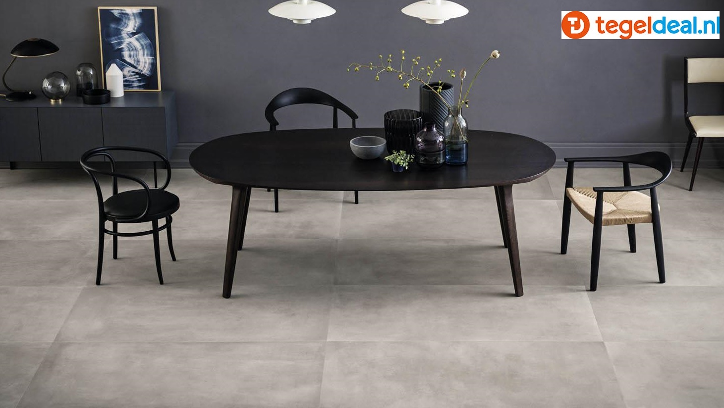 Marazzi Powder, Smoke, 60x60 cm M09U