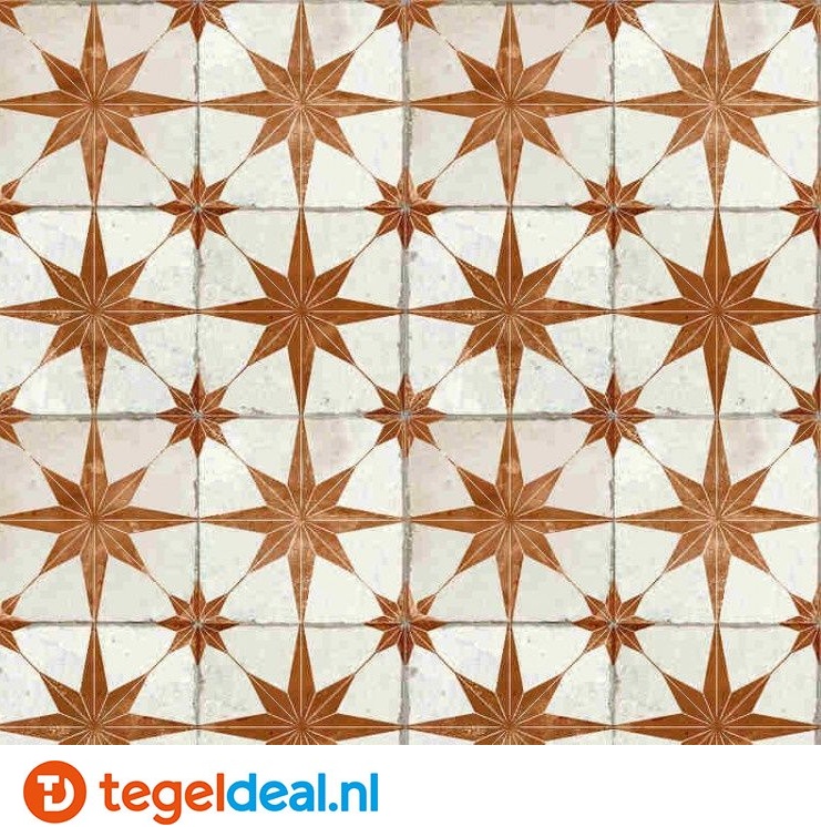 Peronda, Fs Star Oxide, 45x45 cm, vintage patroontegels